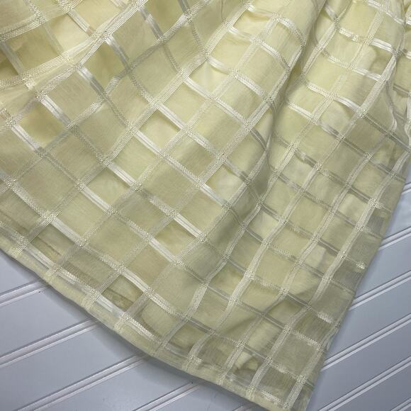 Ya Los Angeles Women's Yellow Off The Shoulder Back Zipper Flare Dress Size L - Picture 5 of 10